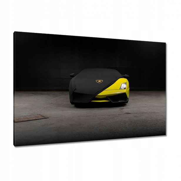Obrazy 120x80 Žluté sportovní auto