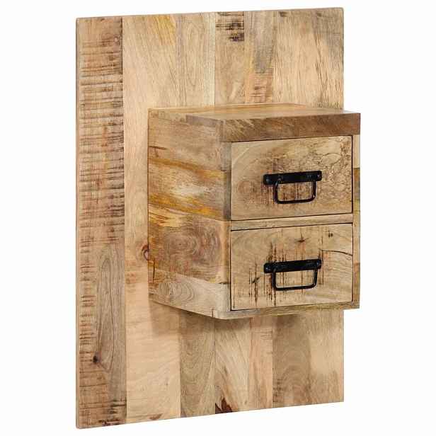 vidaXL Noční stolek 60x32x80 cm hrubý mangovník