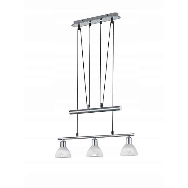 Závěsná lampa Levisto stříbrná Trio