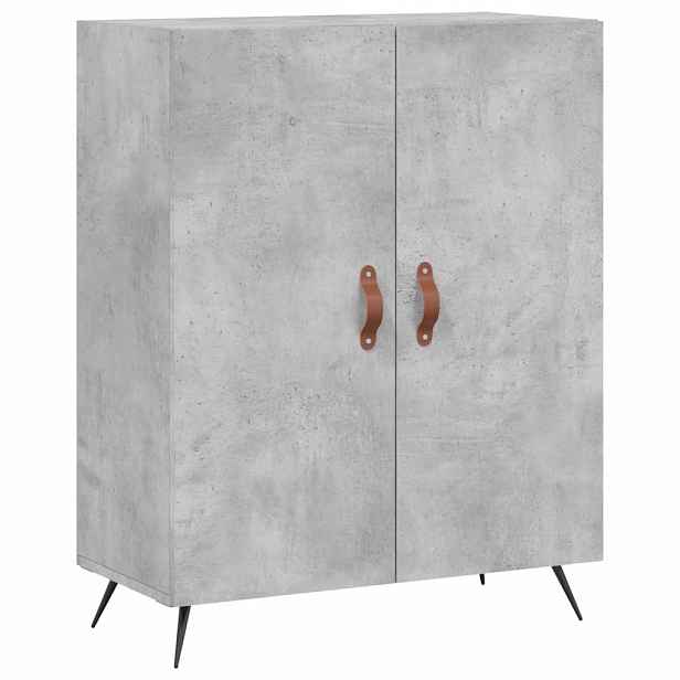 vidaXL Příborník betonově šedý 69,5 x 34 x 90 cm kompozitní dřevo