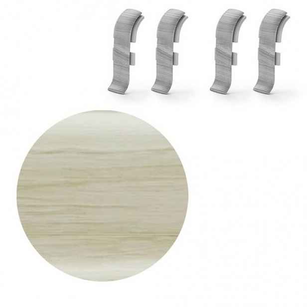 Spojka k soklu Naturel javor patina , PVC délka 0,5 cm, výška hrany 56 mm, NATNGTF28