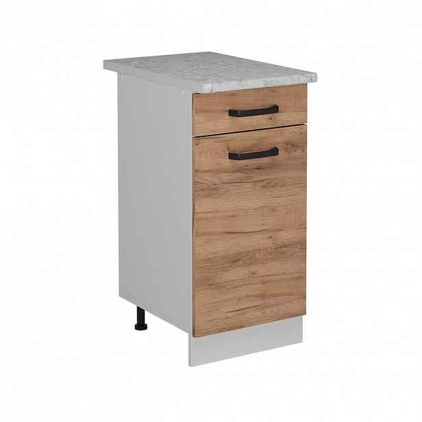 Vicco SPODNÍ SKŘÍŇKA KUCHYŇSKÉ LINKY R-Line Zlatý mocný dub 40 cm PD Mramor
