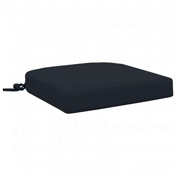 vidaXL 1-dílný sedák SOEST 100% polyester Tmavě modrá 40 x 40 x 7 cm