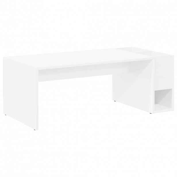 vidaXL Konferenční stolek Bílá 101,5 x 50 x 37 cm Kompozitní dřevo