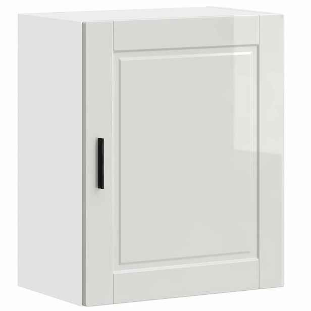 vidaXL Kuchyňská nástěnná skříňka "Porto" bílý vysoký lesk kompozit