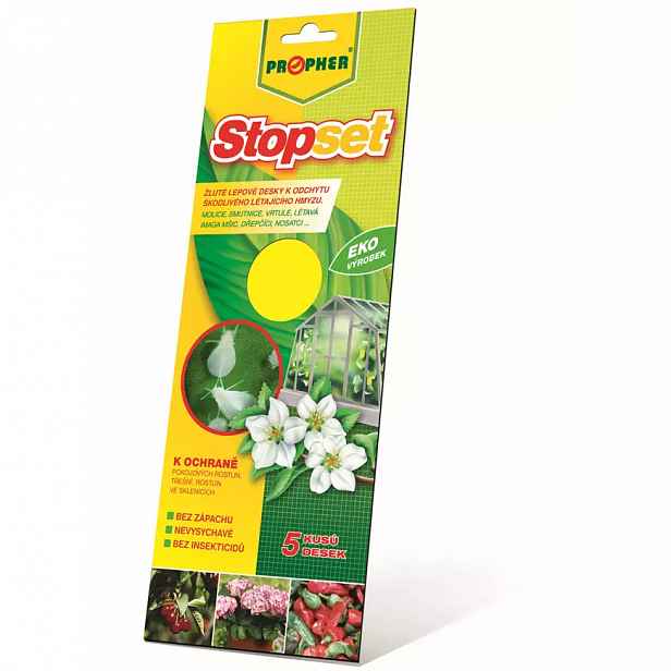 Stopset desky žluté 25x10 cm 5 ks