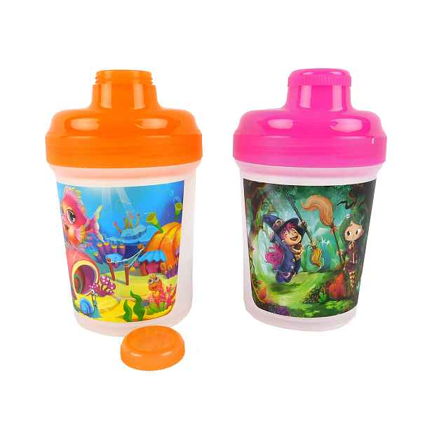 TVAR - Láhev plast 300ml/450ml dekor detský motív různé motivy