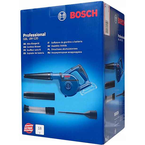 Bosch Gbl 18V-120 Foukač bezdrátové přenosné Akumulátorové