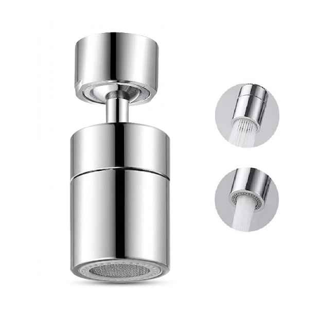 Eco produkty Perlátor s kloubem a přepínačem - delší, vnitřní závit M22x1, vnější závit M24x1, chrom