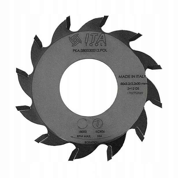 Ita Tools kapková kulička pro olepovačky 85x30x12Z Bimatic Levá