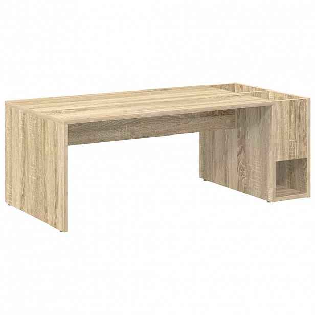 vidaXL Konferenční stolek Sonoma dub 101,5 x 50 x 37 cm