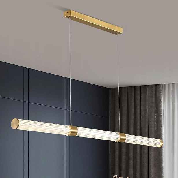 Led stmívatelný závěsný lustr, nastavitelný lustr do obývacího pokoje, moderní