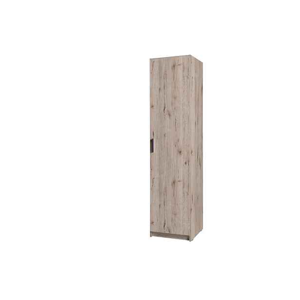 MASSENO ŠATNÍ SKŘÍŇ S OTOČNÝMI DVEŘMI LUGERN, 44,6/197,6/53,6 cm 1dveřová, dub Wellington