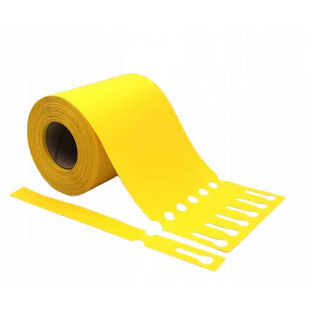Smyčkové zahradnické/sadové etikety Žluté 254x17mm (17x254) 1000ks