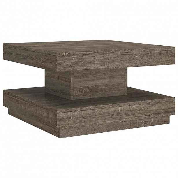 vidaXL Konferenční stolek šedý 60 x 60 x 35 cm MDF