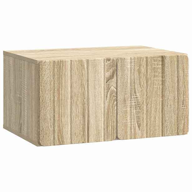 vidaXL Nástěnná TV skříň 59,5 x 41 x 30 cm Dub sonoma Kompozitní dřevo