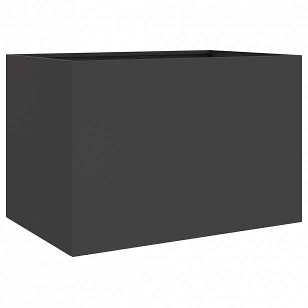 vidaXL Truhlík černý 62 x 47 x 46 cm ocel