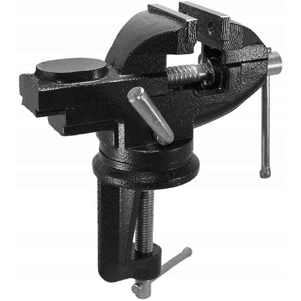 Mini otočný stolní svěrák 50 mm Polax
