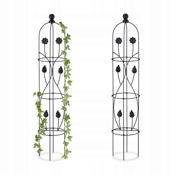 Pergola kovová Relaxdays oblouk 103 cm je odolná a elegantní