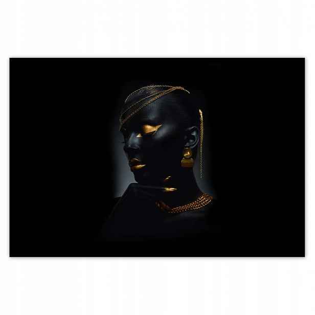 Fototapety 200x135 Hlava se zlatými ozdobami