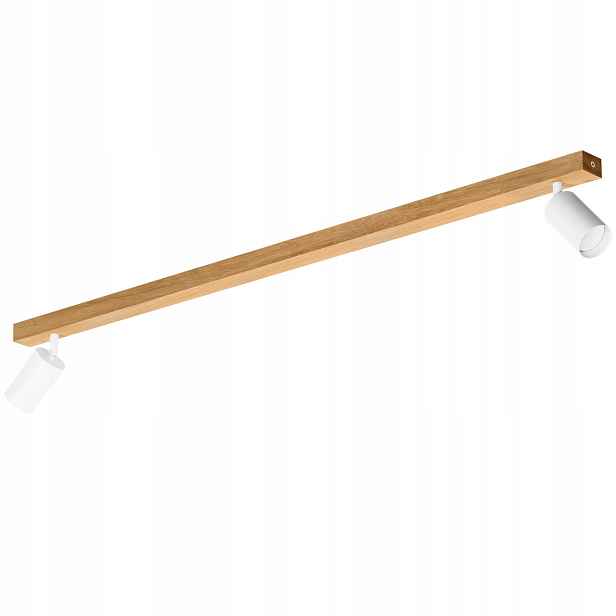 Led nástěnné svítidlo stropní svítidlo Dubová 90 cm Modern Bílá GU10 Pohyblivé Nástěnný