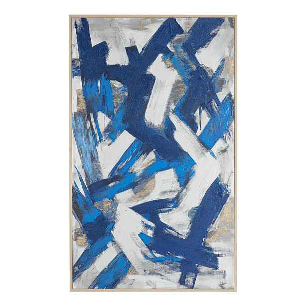 Obraz s ručně malovanými prvky s rámem/na plátně 127,5x206,5 cm Bold – Bizzotto
