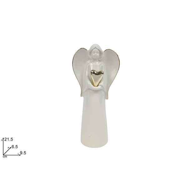 PROHOME - Anděl 21,5cm keramika