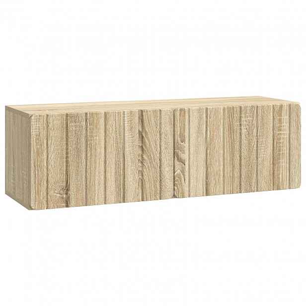 vidaXL Nástěnná TV skříň 98 x 31 x 30 cm Dub sonoma Kompozitní dřevo