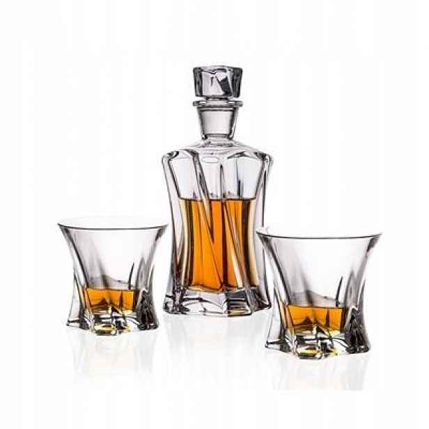 Bohemia Cooper – Sada Na Whisky: Karafa 6 Sklenic