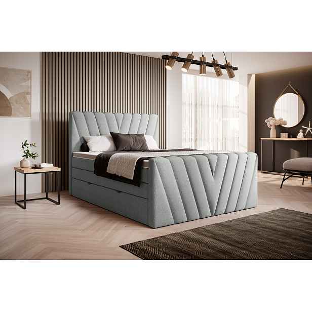 Boxspring Candice Rozměr: 160 x 200 cm, látka: Vero 4
