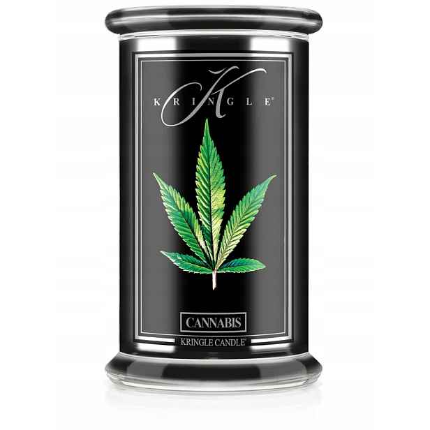 Cannabis Kringle Candle velká svíčka se dvěma knoty řada Reserve