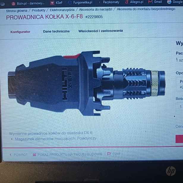 hilti Vodící kolík X-6-F8