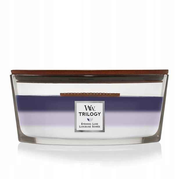 Svíčka Hearthwick Trilogy Evening Luxe WoodWick