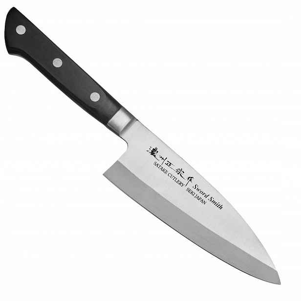 Satake Japonský ostrý Nůž Deba 56-58 Hrc 16 cm