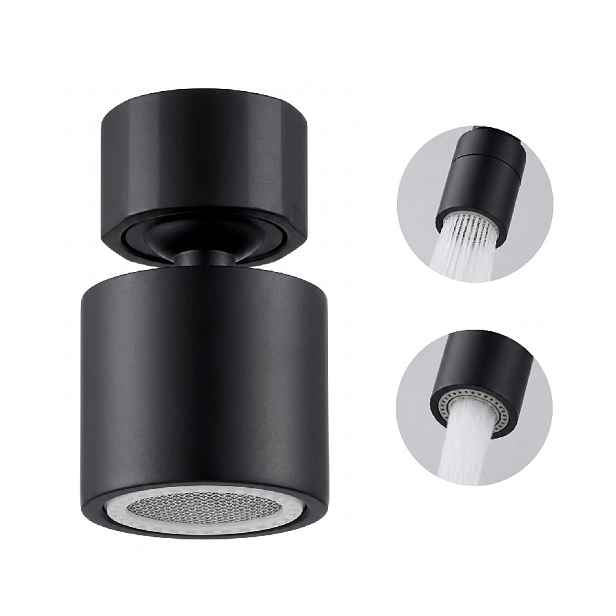 Eco produkty Perlátor s kloubem a přepínačem, vnitřní závit M22x1, vnější závit M24x1, černý