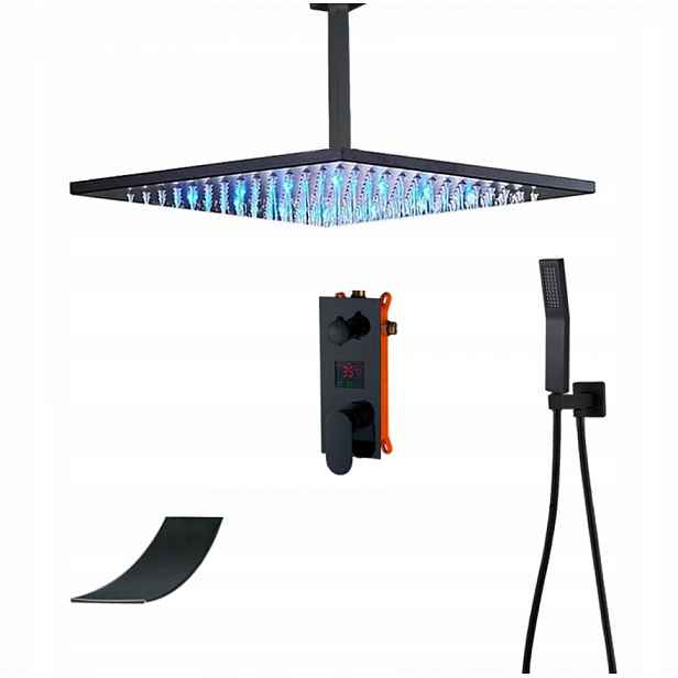 Podomítkový Set Vodopád Led Displej Mat 30 CM