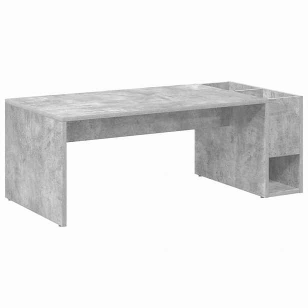 vidaXL Konferenční stolek Betonově šedá 101,5 x 50 x 37 cm