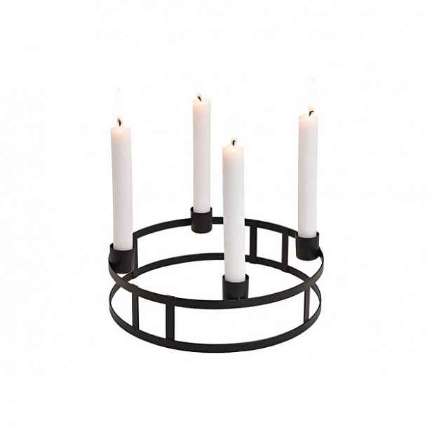 Kovový adventní svícen 4 CANDLES