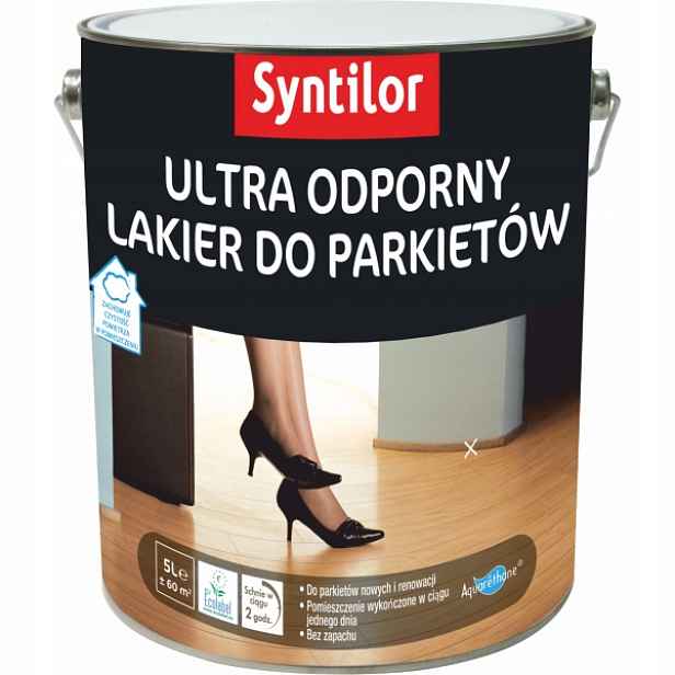 Syntilor Ultra Odolný Lak Na Parkety 5 L, Bezbarvý Lesk
