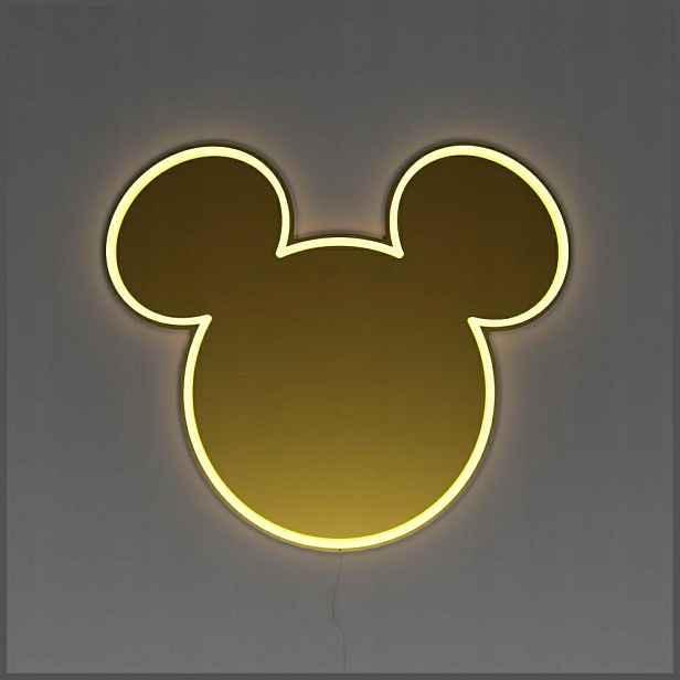 Neon Yellowpop Disney Mickey Mirror zlatý