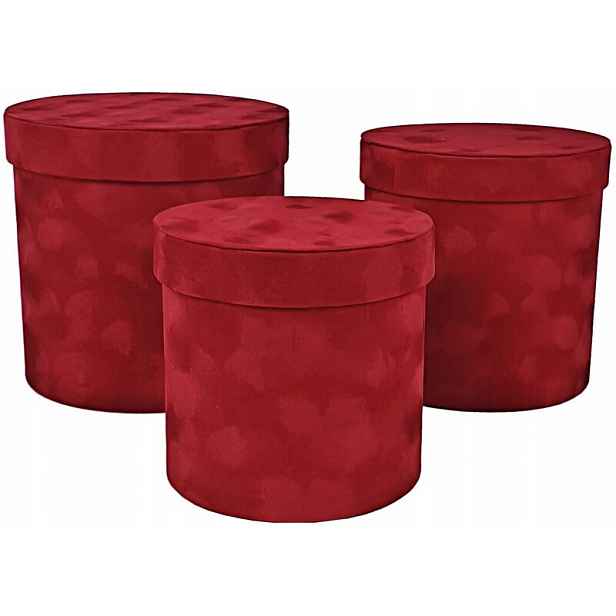 Květinový box Velurový na květiny Krabička Flowerbox 7228