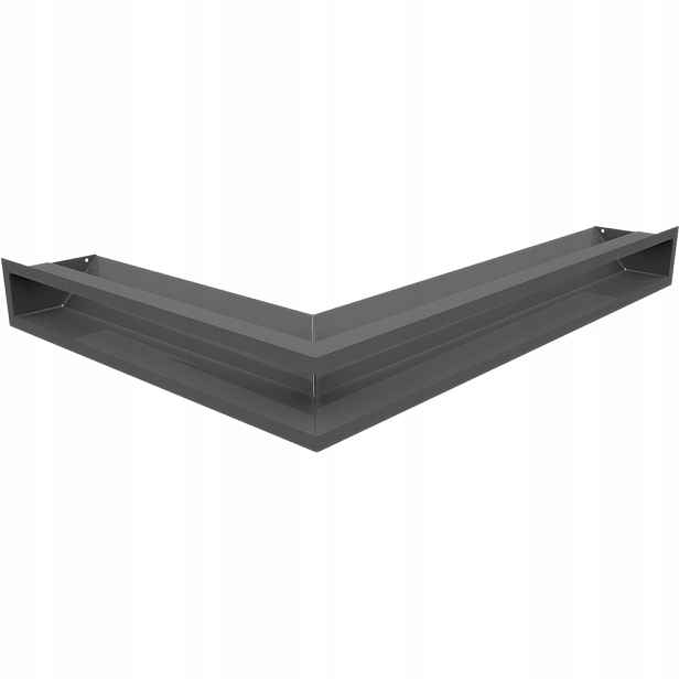 Mřížka Luft rohová pravá 54,7x76,6x9 grafit Slim