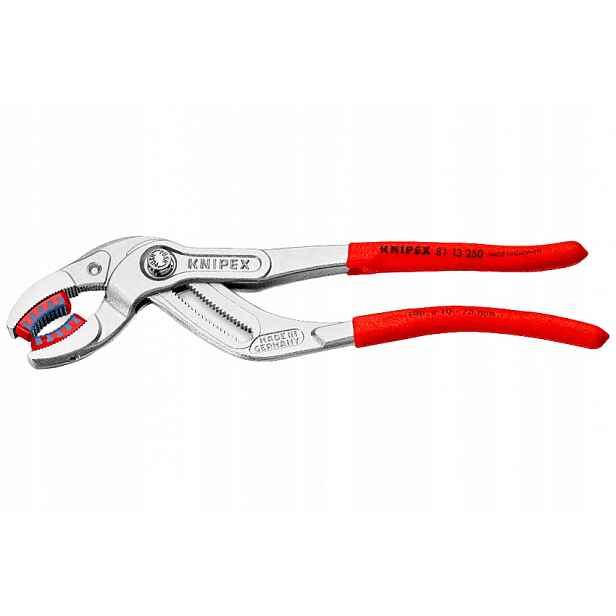 Nastavitelné kleště pro sifony Knipex 250 mm 10-75 mm plastové čelisti