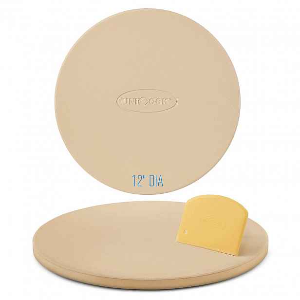 Unicook Kámen na pizzu 30,5 cm z kordieritu pro troubu a gril