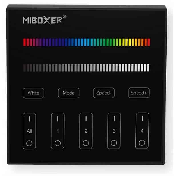 Milight Rgb Rgbw nástěnný ovladač 15A Černý B3B