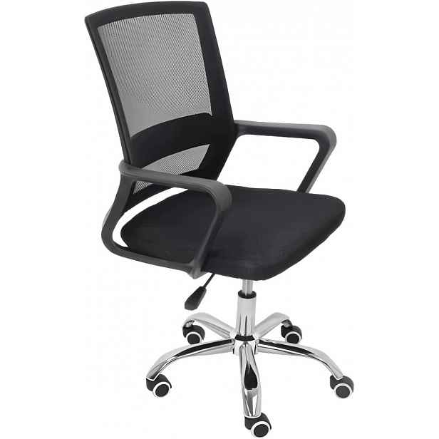 Kancelářská Otočná Židle Sara Černá Síťovina Mesch Komfortní Ergonomická