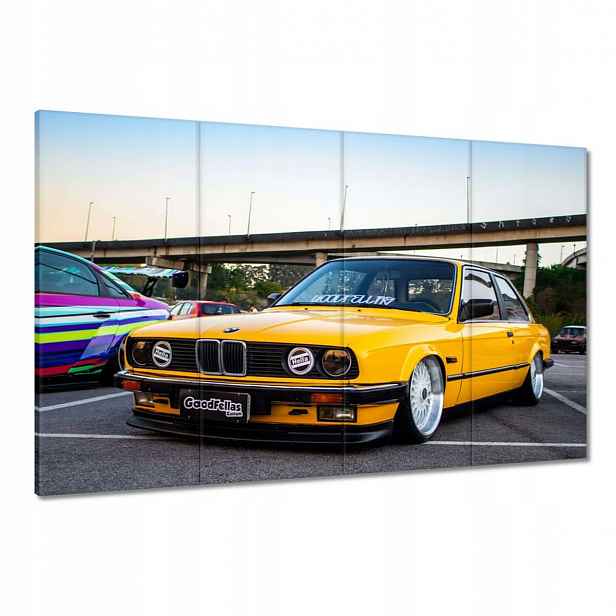 Obrazy 120x80 Žluté Bmw Trojka 3 Půda