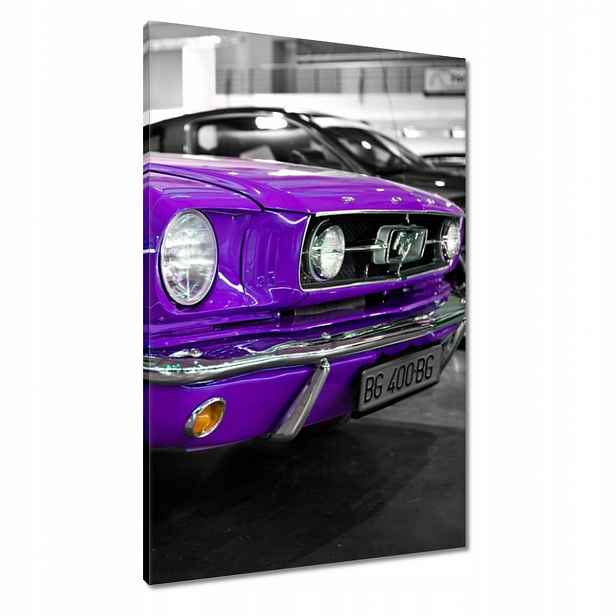 Obrazy 60x90 Fialová Ford Mustang