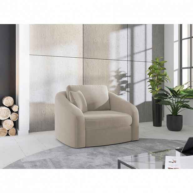 Sit & More KŘESLO, textil, pískové barvy