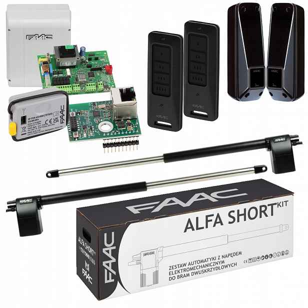 Faac Alfa Short+ Xwbl- WiFi Lan+ Pilot 2ks pohon dvoukřídlé brány